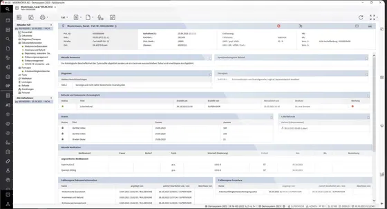 Screenshot M-KIS (MCC) (Meierhofer AG)
