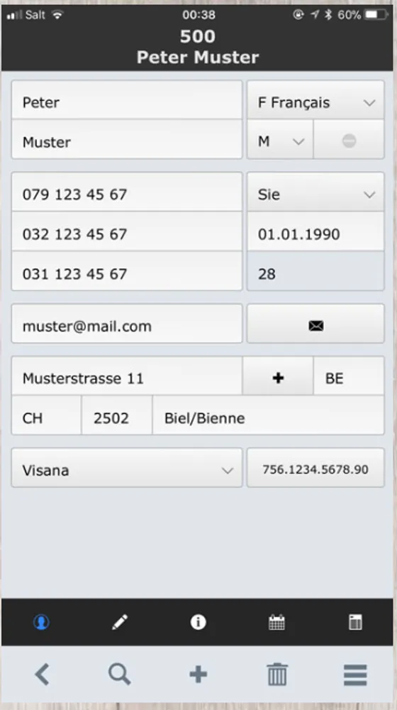 Screenshot ACS-Therapeut