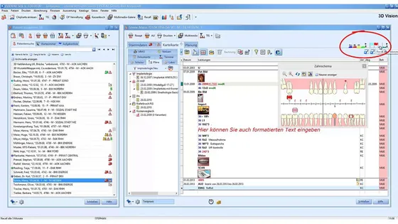 Screenshot EVIDENT