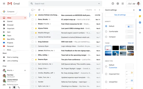 Screenshot Gmail
